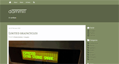 Desktop Screenshot of dammit.nl