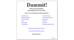 Desktop Screenshot of dammit.org